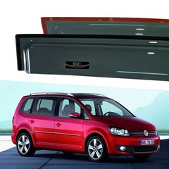 Дефлекторы окон Volkswagen Touran 2003-2010 | Ветровики на скотче HIC VW24