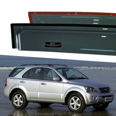 Дефлекторы Hic накладные Kia Sorento 2002-2009 | Ветровики на скотче HIC K06