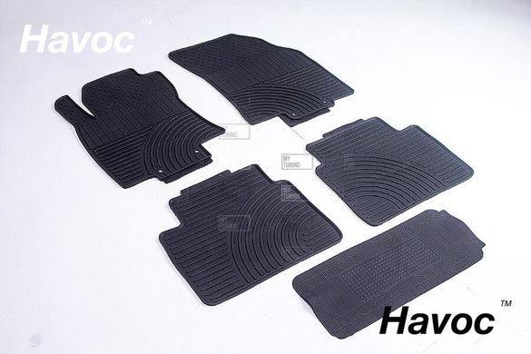Nissan X-Trail T32 з 2014 Оригінальні килимки HAVOC гумові в салон повний комплект