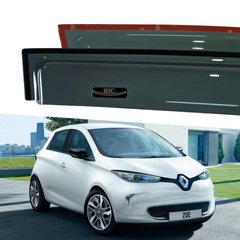 Дефлекторы Hic накладные Renault Zoe 2012+ | Ветровики на скотче HIC REN48