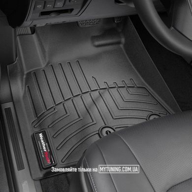 Коврики в салон для Тойота Land Cruiser 200 2012-/Лексус LX 570 с бортиком передние черные 444231
