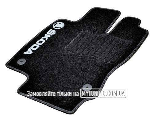 Коврики в салон ворсовые для Skoda Octavia A7 (2012-) /Чёрные, кт. 5шт BLCCR1563