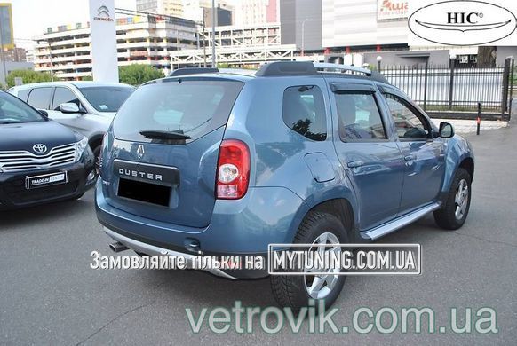 Дефлектори Hic накладні Renault Duster 2010-2018 | Вітровики на скотчі HIC REN24