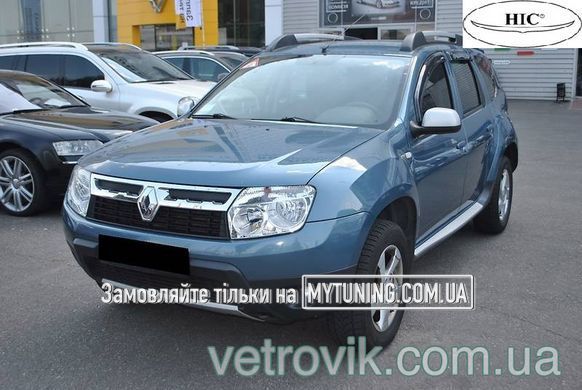 Дефлектори Hic накладні Renault Duster 2010-2018 | Вітровики на скотчі HIC REN24