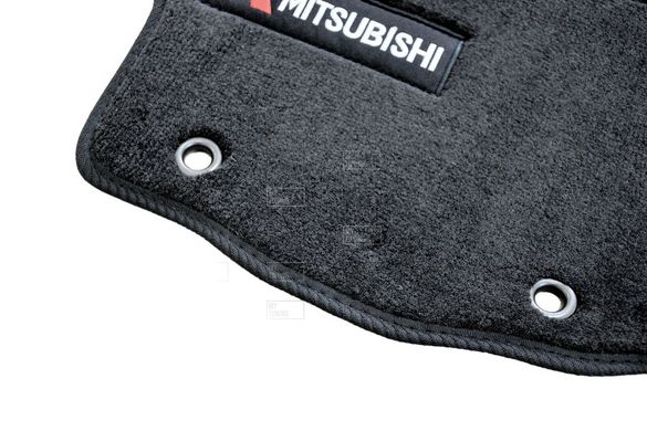 Коврики в салон для Mitsubishi Outlander XL (2006-2012) /Чёрные ворс Premium BLCLX1396