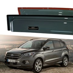 Дефлектори Hic накладні Ford Kuga / Escape 2012-2020 | Вітровики на скотчі HIC FO90