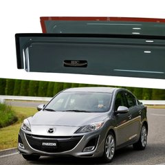 Дефлектори Hic накладні Mazda 3 2009-2013 Sedan | Вітровики на скотчі HIC MA25