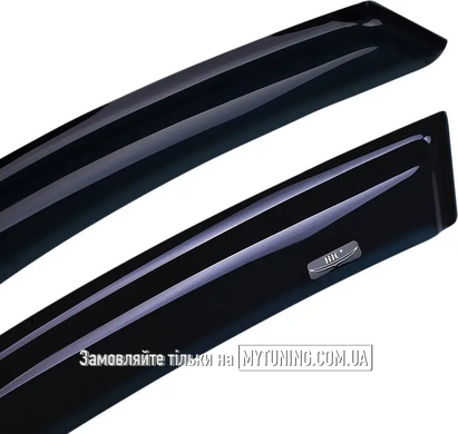 Дефлектори Hic накладні Mercedes S-klasse W-220 1999-2005 4D short | Вітровики на скотчі HIC MB21