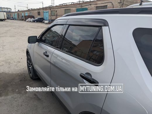 Дефлектори Havoc накладні Ford Explorer 2010-2019 | Вітровики на скотчі MFoExpl1019