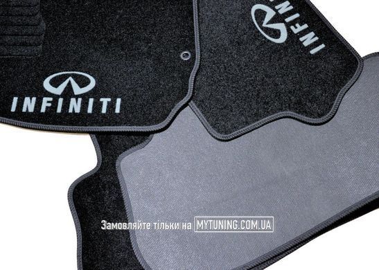 Коврики в салон ворсовые для Infiniti FX35/45 (2003-2008) /Чёрные, кт. 5шт BLCCR1244