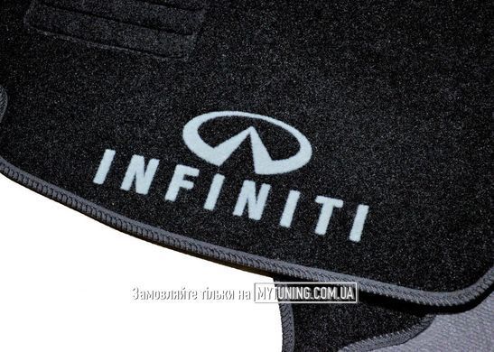 Коврики в салон ворсовые для Infiniti FX35/45 (2003-2008) /Чёрные, кт. 5шт BLCCR1244