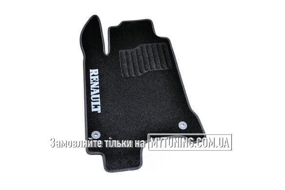 Коврики в салон ворсовые для Renault Laguna (2007-) IIІ /Чёрные 5шт BLCCR1518