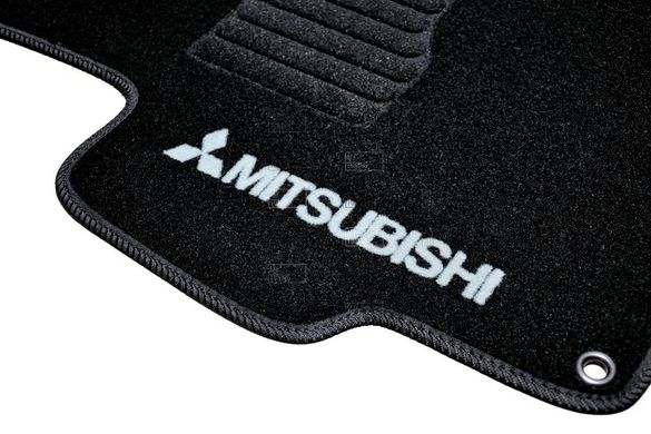 Коврики в салон ворсовые для Mitsubishi Lancer (2007-) /Чёрные, кт. 5шт BLCCR1393