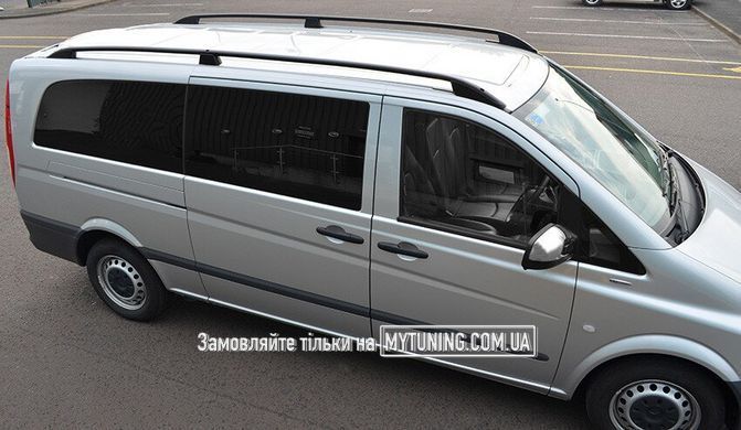 Рейлинги Mercedes Vito (639) 2003- /тип Crown /Черный
