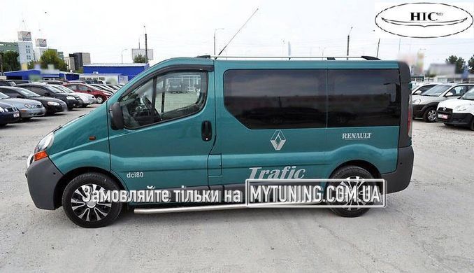 Дефлектори Hic накладні Opel Vivaro 2001-2014 | Вітровики на скотчі HIC REN23_1