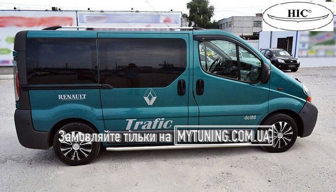 Дефлектори Hic накладні Opel Vivaro 2001-2014 | Вітровики на скотчі HIC REN23_1