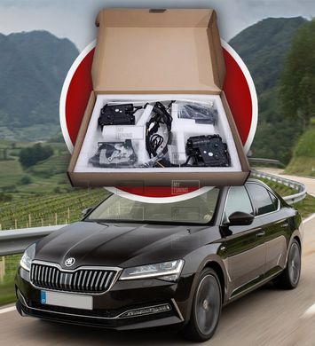 Дотяжки Skoda Superb 2015+ | Доводчики автомобільних дверей 4 шт