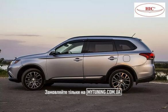 Дефлектори Hic накладні Mitsubishi Outlander 2012-2020 | Вітровики на скотчі HIC M50-IJ