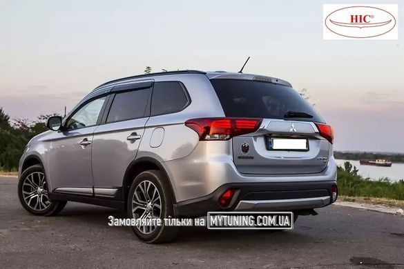 Дефлектори Hic накладні Mitsubishi Outlander 2012-2020 | Вітровики на скотчі HIC M50-IJ
