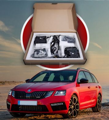 Дотяжки Skoda Octavia A7 2012-2019 | Доводчики автомобільних дверей 4 шт