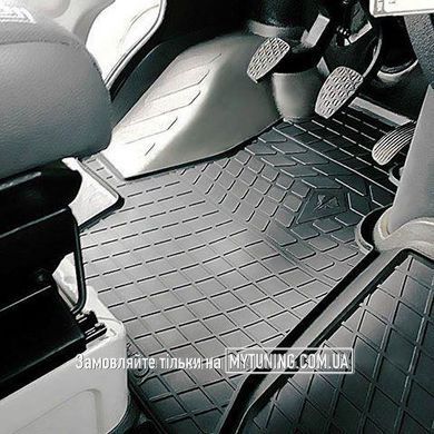 Коврики в салон для Volkswagen Polo Hatchback 17- (design 2016) (передние - 2 шт) 1024332F