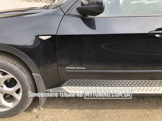 Бризковики BMW X5 E70 2007&ndash;2013 HAVOC, з бічними підніжками, повний комплект