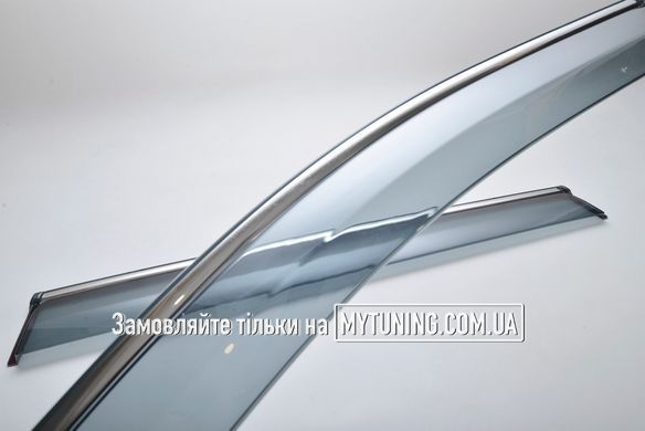 Вітровики з хромом на скотчі Audi Q7 2015-2022 Havoc