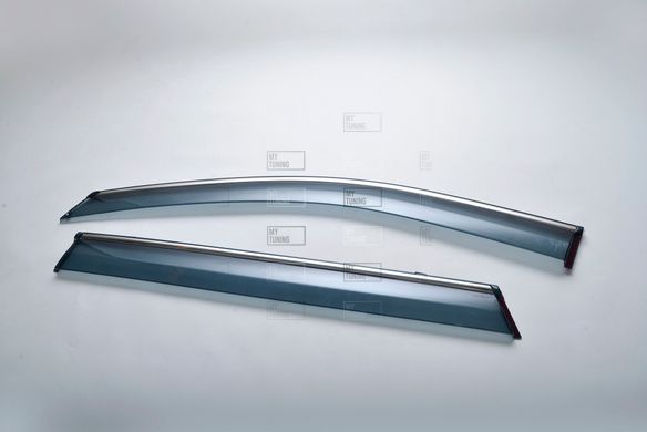Вітровики з хромом на скотчі Audi Q7 2015-2022 Havoc