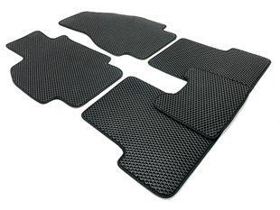 Коврики в салон для Renault Megane II (2002-2008) EVA-чёрные, кт 5шт
