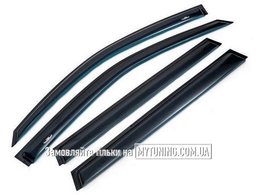 Дефлектори Hic накладні Peugeot 2008 2013-> 5D | Вітровики на скотчі HIC PEU33