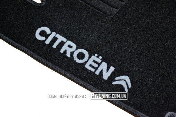Коврики в салон ворсовые AVTM для Citroen C4 (2010-) /Чёрные 5шт BLCCR1101