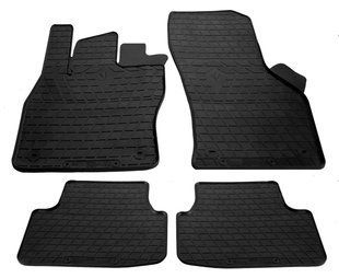 Коврики в салон для Skoda Octavia A7 13-/ Volkswagen Golf VII 13-/Seat Leon III 12- (design 2016) (кт 4 шт)