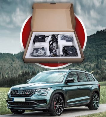 Дотяжки Skoda Kodiaq 2017+ | Доводчики автомобільних дверей 4 шт