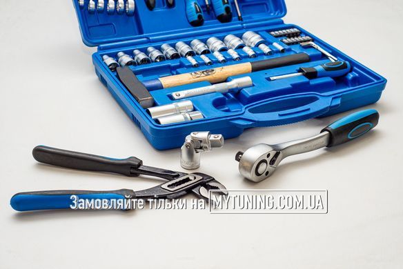 Набір інструментів 1/4", 1/2" 56 предметів (пластиковий кейс) MG10056 MAGMA