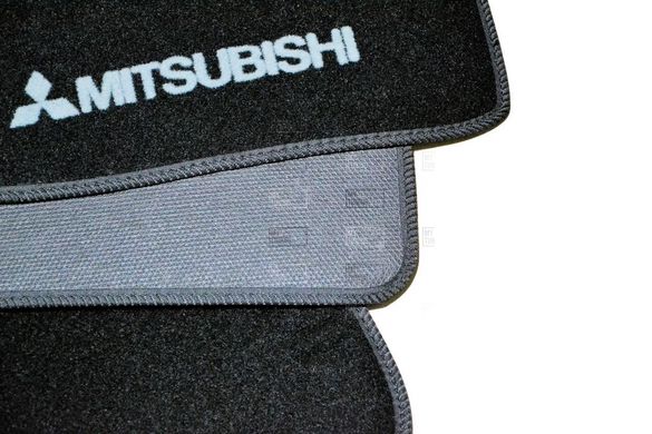 Коврики в салон ворсовые для Mitsubishi Lancer (2003-2007) /Чёрные, кт. 5шт BLCCR1392