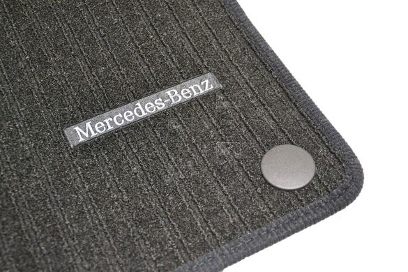 Коврики в салон для Mercedes-Benz ML W164 / GL X164 репсовые текстиль ,черные, кт 4 шт. B66360243