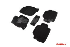 Коврики в салон 3D для Mitsubishi Pajero Sport 2008-2015 /Черные 5шт