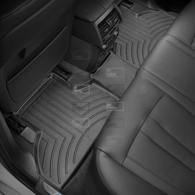 Коврики в салон для BMW X5/X6 2014- с бортиком задние черные 445592
