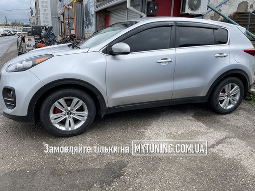 Дефлектори Hic накладні Kia Sportage з 2015+ | Вітровики на скотчі HIC K44