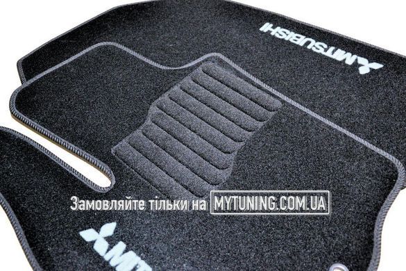 Коврики в салон ворсовые для Mitsubishi Outlander (2012-) /Чёрные BLCCR1397
