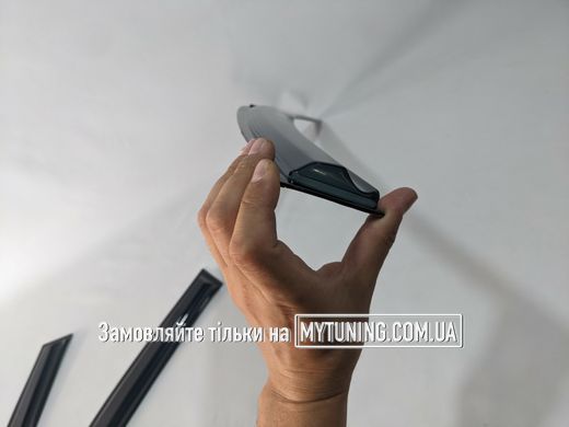 Дефлектори Havoc накладні Renault Scenic 2 2003-2009 | Вітровики на скотчі DRENSC0309