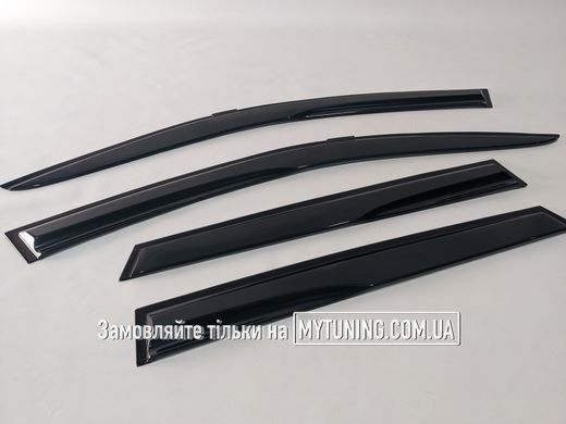 Дефлектори Havoc накладні Renault Scenic 2 2003-2009 | Вітровики на скотчі DRENSC0309