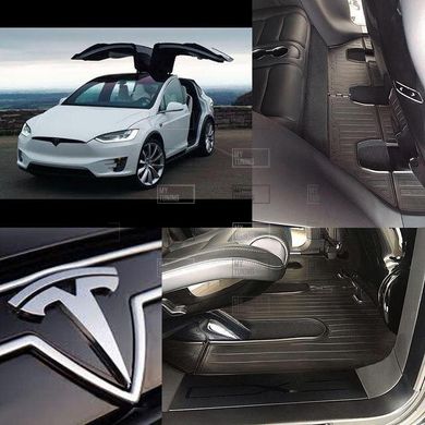 Коврики в салон для Tesla Model X 15- (special design 2017) (комплект - 4 шт) 1050024