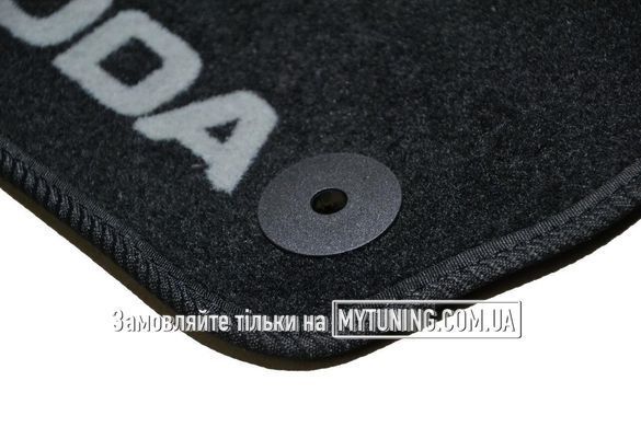 Коврики в салон ворсовые для Skoda Octavia A5 (2004-2013) /Чёрные, кт. 5шт BLCCR1561