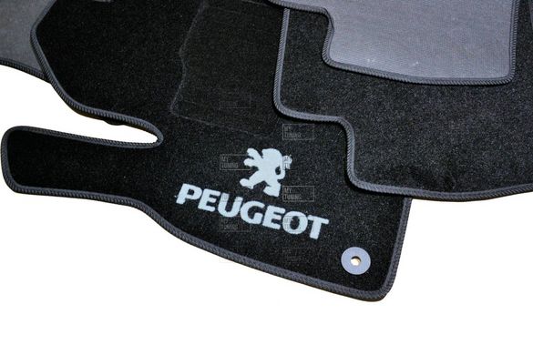 Коврики в салон ворсовые AVTM для Peugeot 3008 (2009-2016) /Чёрные 5шт BLCCR1475