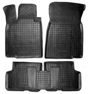 Коврики в салон для Renault Logan MCV 2004 -2012 черный, кт - 4шт 11149 Avto-Gumm