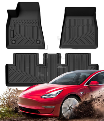 Всепогодні килимки в салон Tesla Model 3 2017-2019 Havoc™ Maximum Coverage