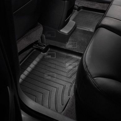 Коврики в салон для Volvo XC90 2016- с бортиком, черные, задние hybrid 448284