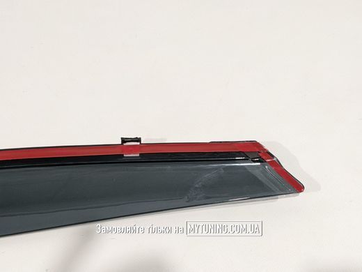Ветровики с хромом на скотче Honda CRV 2012-2017 Havoc