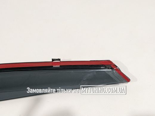 Вітровики з хромом на скотчі Honda CRV 2012-2017 Havoc